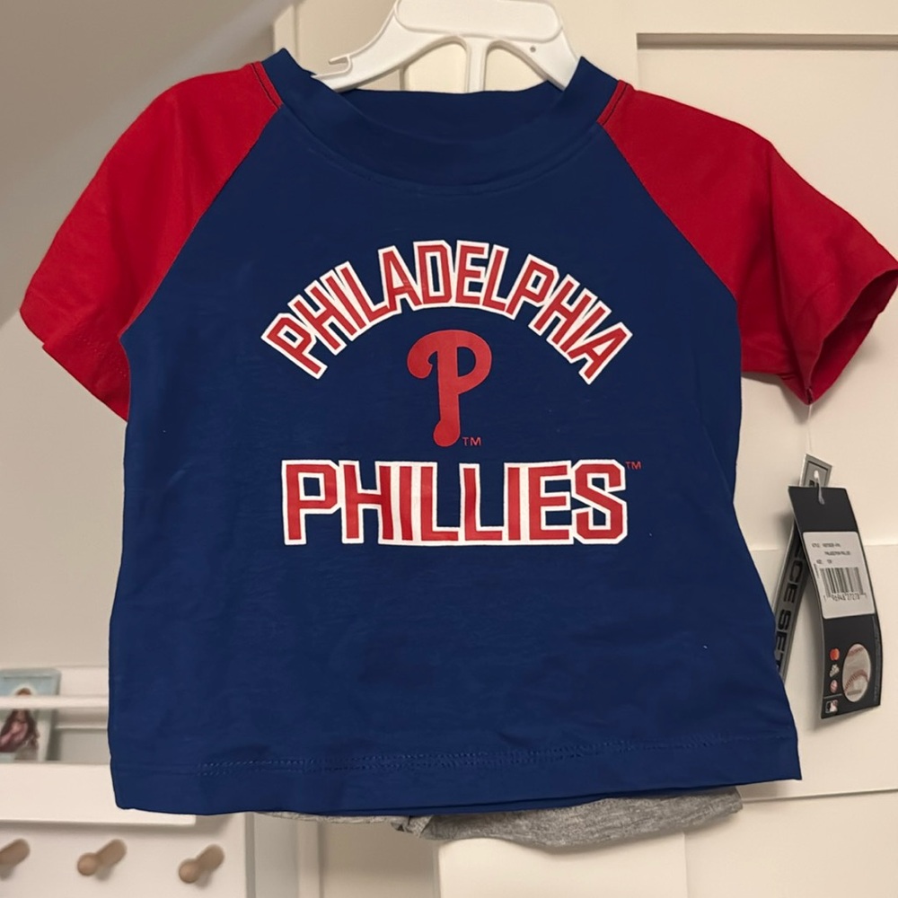 NWT Phillies Tshirt & Shorts Set - 12M